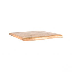 Restaurant Bartafel Blad Vierkant Tree Edge 70x70 cm Naturel Perspectief