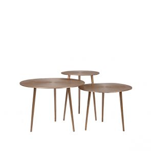 Salontafel Set Nobby Antiek Goud Metaal 60 cm 1