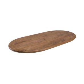 Tafelblad Halve Cirkel Sloppy Edge 180x100 cm