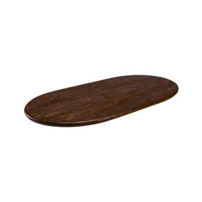 Tafelblad Halve Cirkel Sloppy Edge 160x100 cm