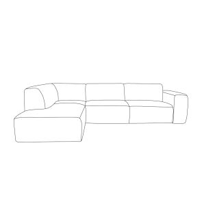 Hoekbank Verona Links