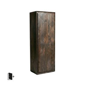 Hoge Kast Nori Rechtsdraaiend 1 Deur 55x35x160 cm