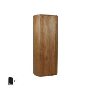Hoge Kast Miya Rechtsdraaiend 1 Deur 62x35x140 cm