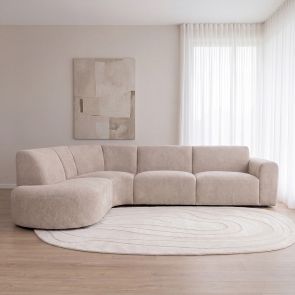 Hoekbank Evito Links 300x230x80 cm
