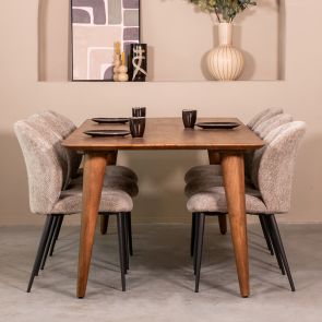 Eettafel Fly 220x100x76 cm