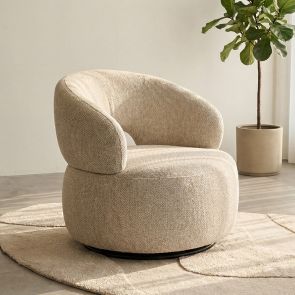 Draaifauteuil Nusenna 82x81x73 cm