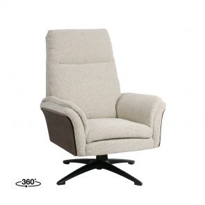 Relaxfauteuil Zenza + Hocker 76x91x109 cm