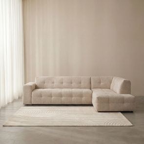 Hoekbank Lorenzo Rechts 294x220x77 cm