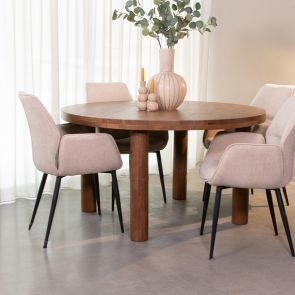 Eettafel Elly 140x140x75 cm