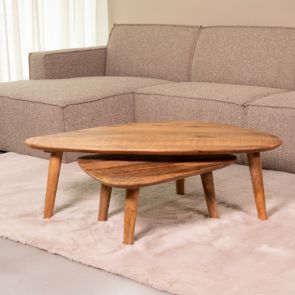 Salontafel Set Gregg 110x64x38 cm