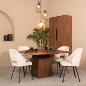 Eettafel Ingo 140x140x76 cm