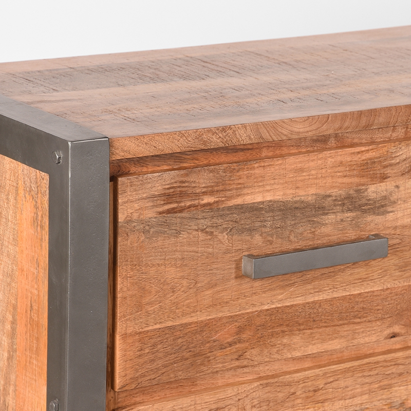 LABEL51 Dressoir Factory - Rough - Mangohout - 180 cm