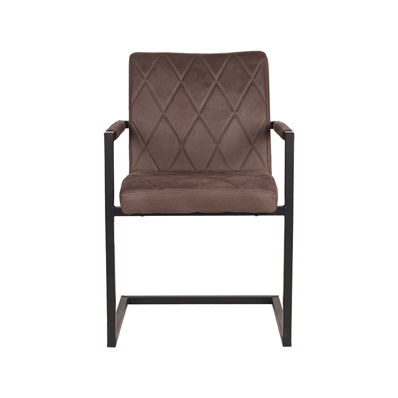 LABEL51 Eetkamerstoel Denmark - Truffel grijs - Microfiber