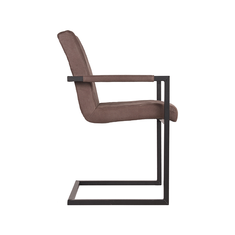 LABEL51 Eetkamerstoel Denmark - Truffel grijs - Microfiber
