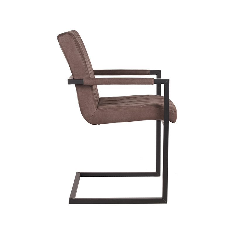 LABEL51 Eetkamerstoel Denmark - Truffel grijs - Microfiber