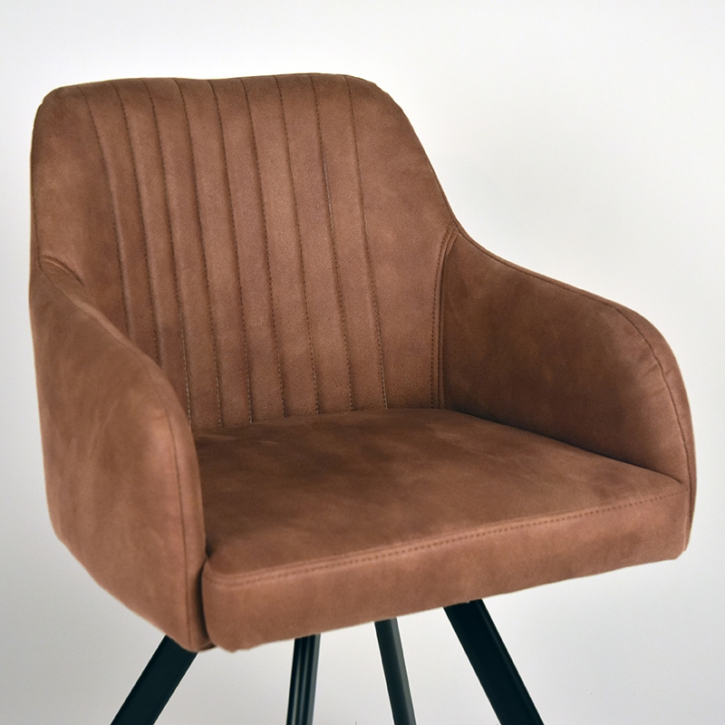LABEL51 Eetkamerstoel Floor - Tanny - Microfiber