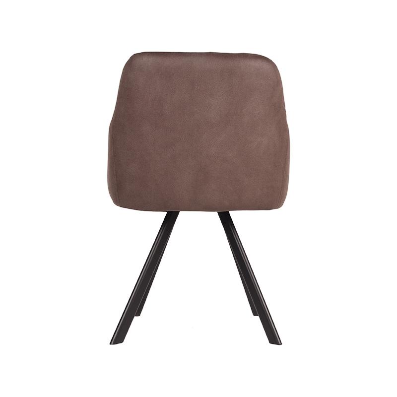LABEL51 Eetkamerstoel Floor - Truffel grijs - Microfiber