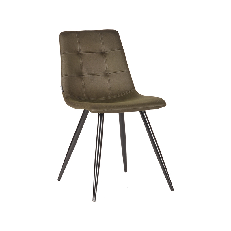 Eetkamerstoel Jay - Army green - Microfiber LABEL51