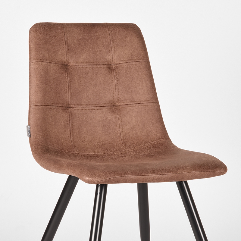 LABEL51 Eetkamerstoel Jay - Tanny - Microfiber