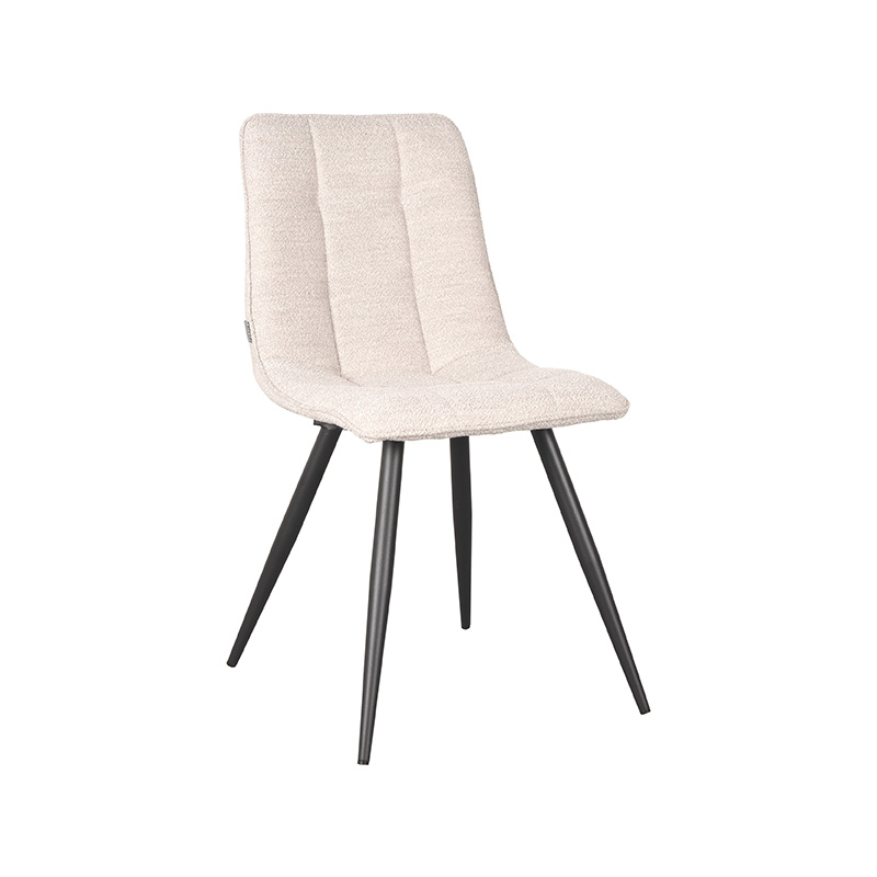 Eetkamerstoel Jelt - Boucle - Naturel - LABEL51