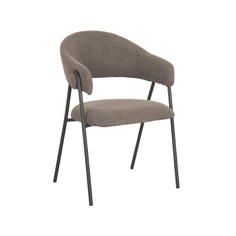 Eetkamerstoel Lowen - Bruin - Boucle LABEL51