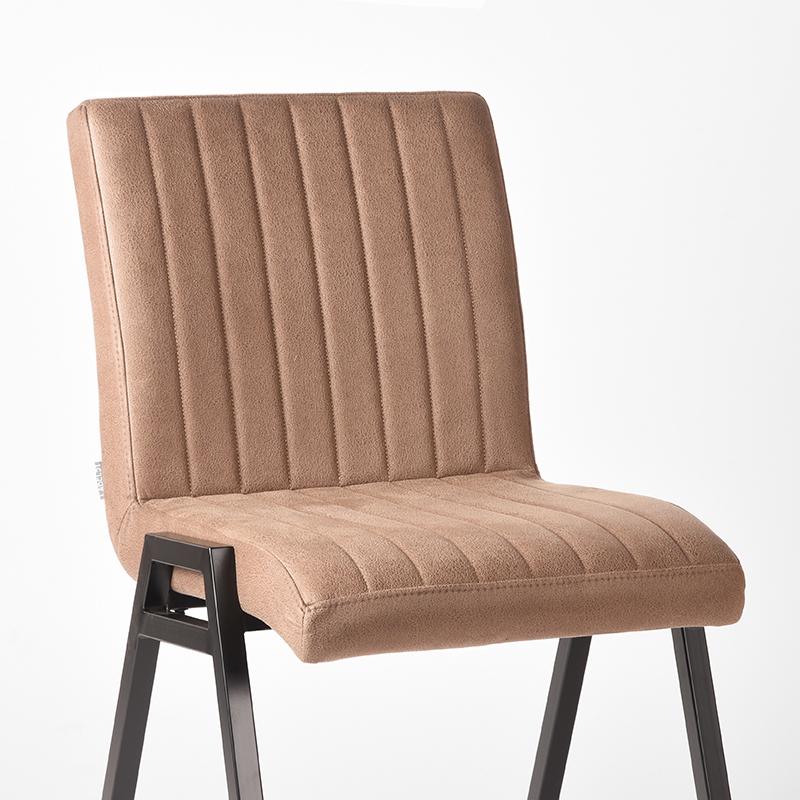 LABEL51 Eetkamerstoel Matz - Stone - Microfiber