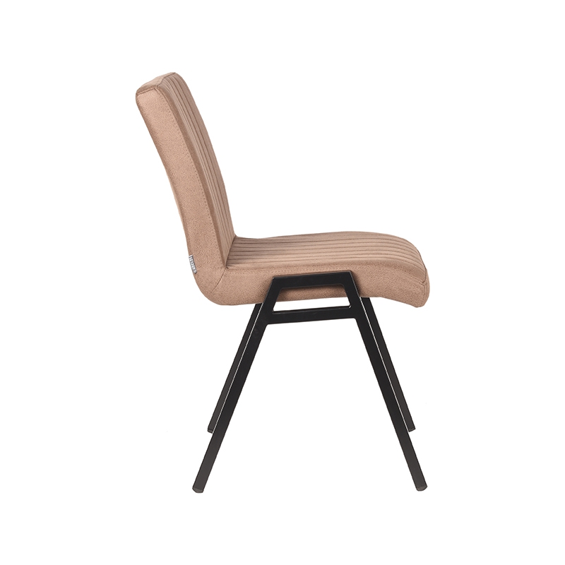 LABEL51 Eetkamerstoel Matz - Stone - Microfiber