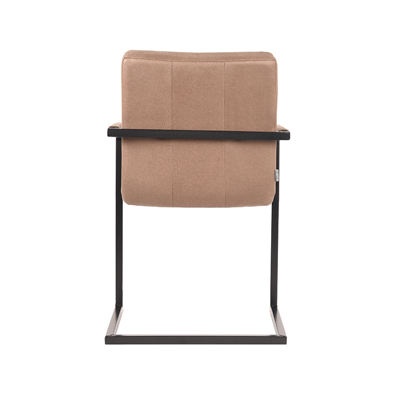LABEL51 Eetkamerstoel Milo - Stone - Microfiber