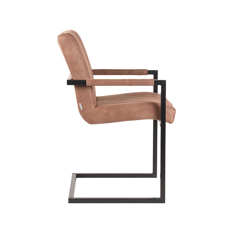 LABEL51 Eetkamerstoel Milo - Tanny - Microfiber