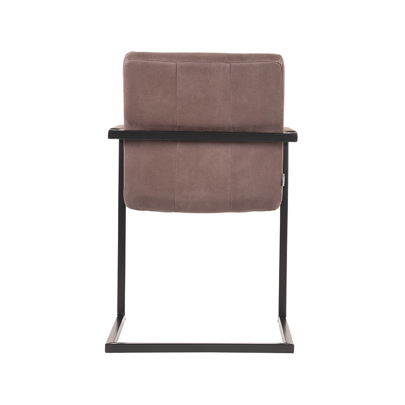 LABEL51 Eetkamerstoel Milo - Truffel grijs - Microfiber