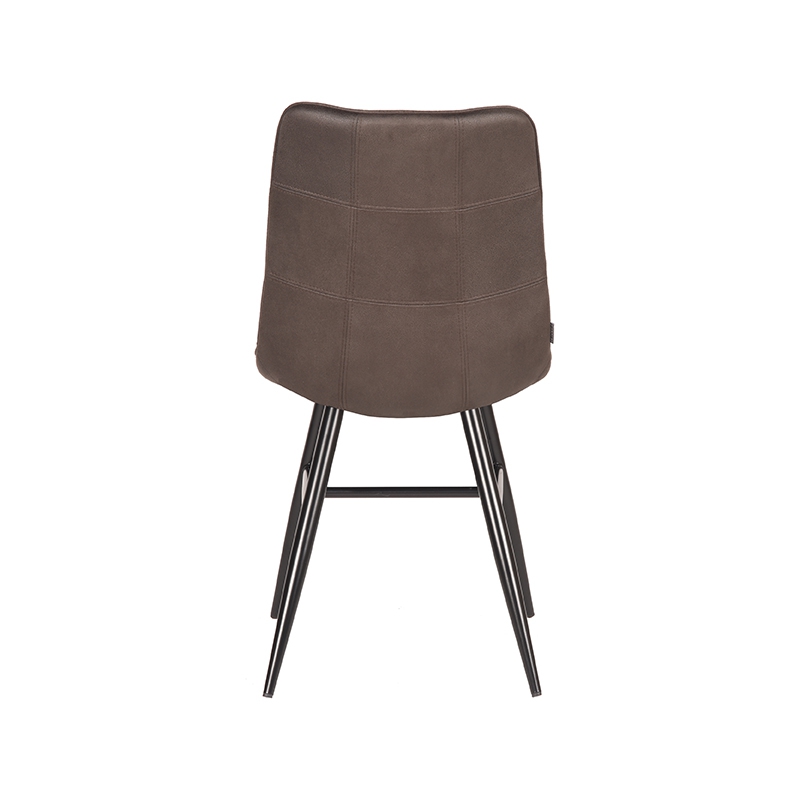LABEL51 Eetkamerstoel Otis - Antraciet - Microfiber