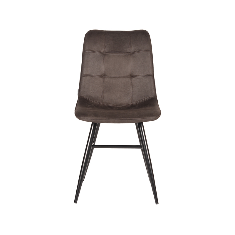 LABEL51 Eetkamerstoel Otis - Antraciet - Microfiber