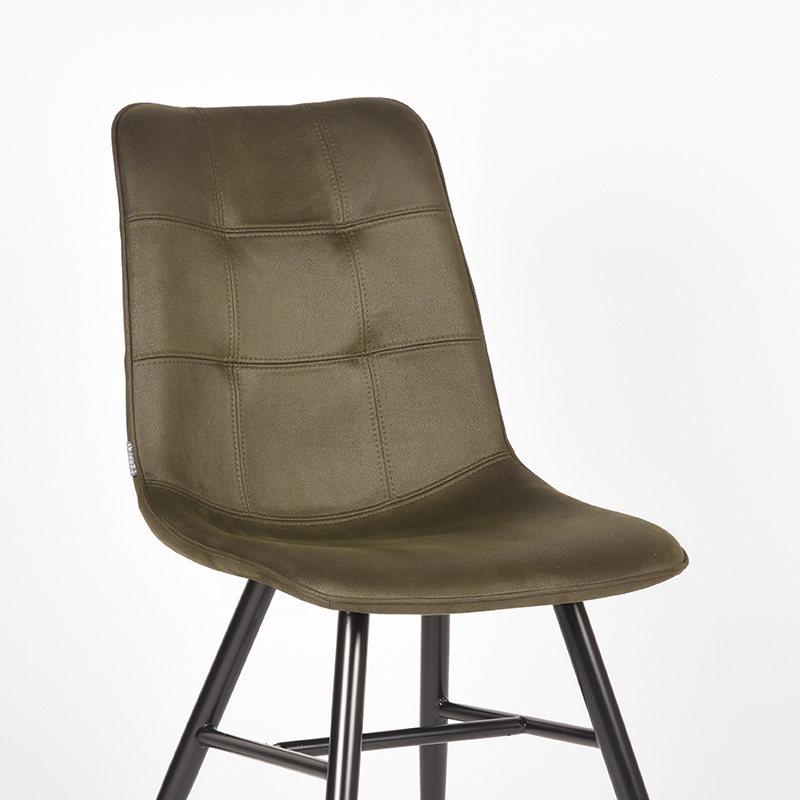 LABEL51 Eetkamerstoel Otis - Army green - Stof