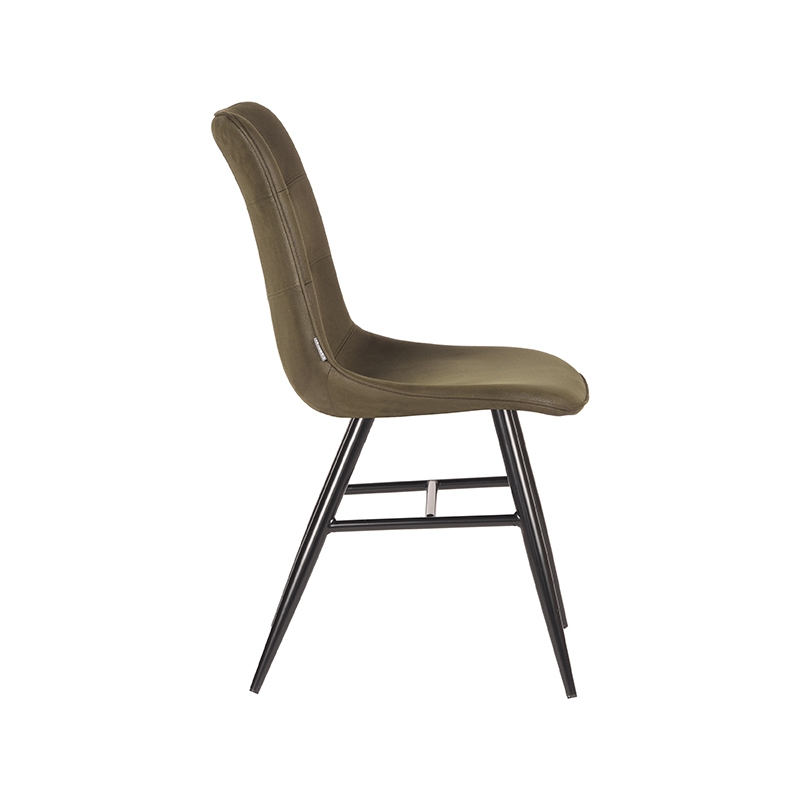 LABEL51 Eetkamerstoel Otis - Army green - Stof