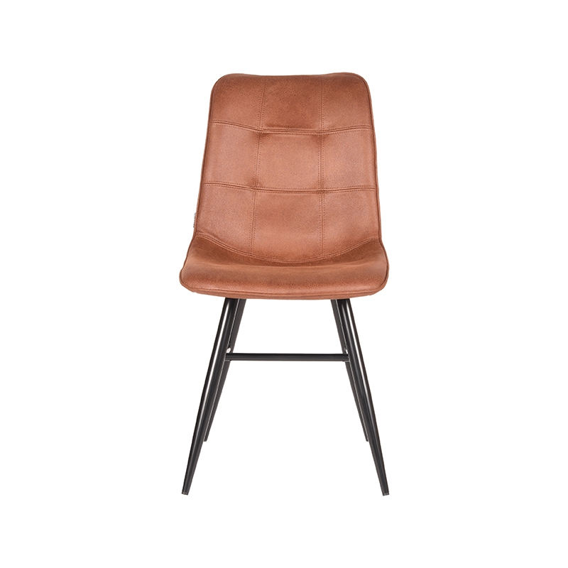 LABEL51 Eetkamerstoel Otis - Cognac - Microfiber