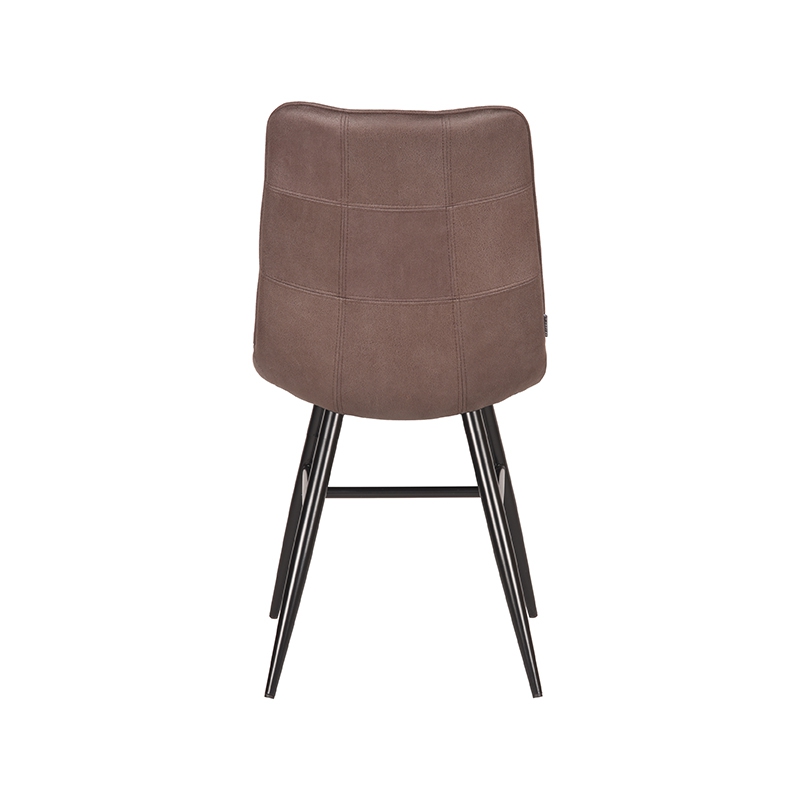 LABEL51 Eetkamerstoel Otis - Truffel grijs - Microfiber