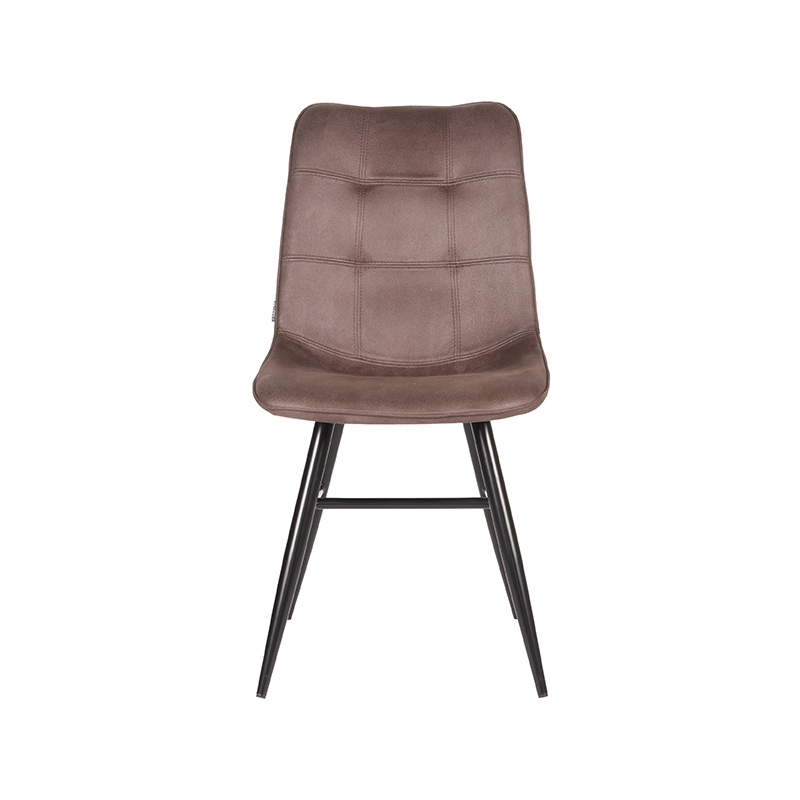 LABEL51 Eetkamerstoel Otis - Truffel grijs - Microfiber