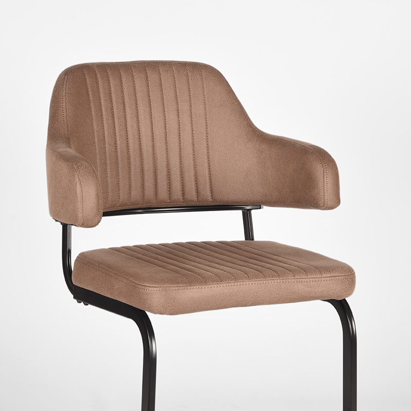 LABEL51 Eetkamerstoel Otta - Stone - Microfiber