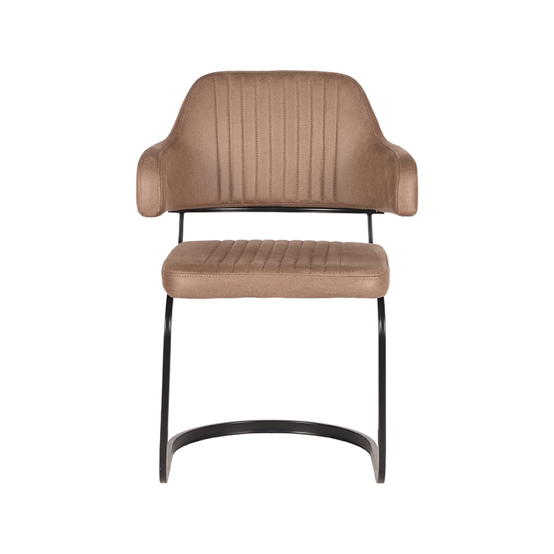LABEL51 Eetkamerstoel Otta - Stone - Microfiber