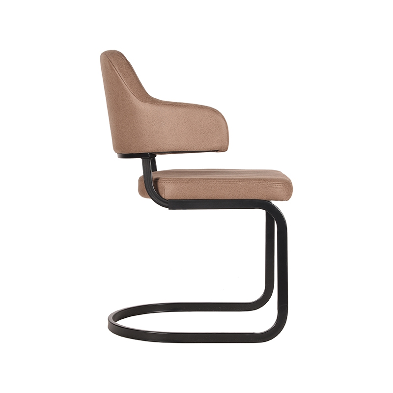 LABEL51 Eetkamerstoel Otta - Stone - Microfiber