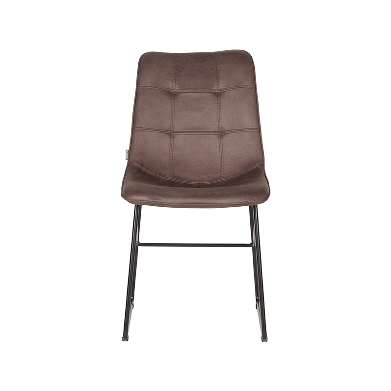 LABEL51 Eetkamerstoel Slim - Truffel grijs - Microfiber
