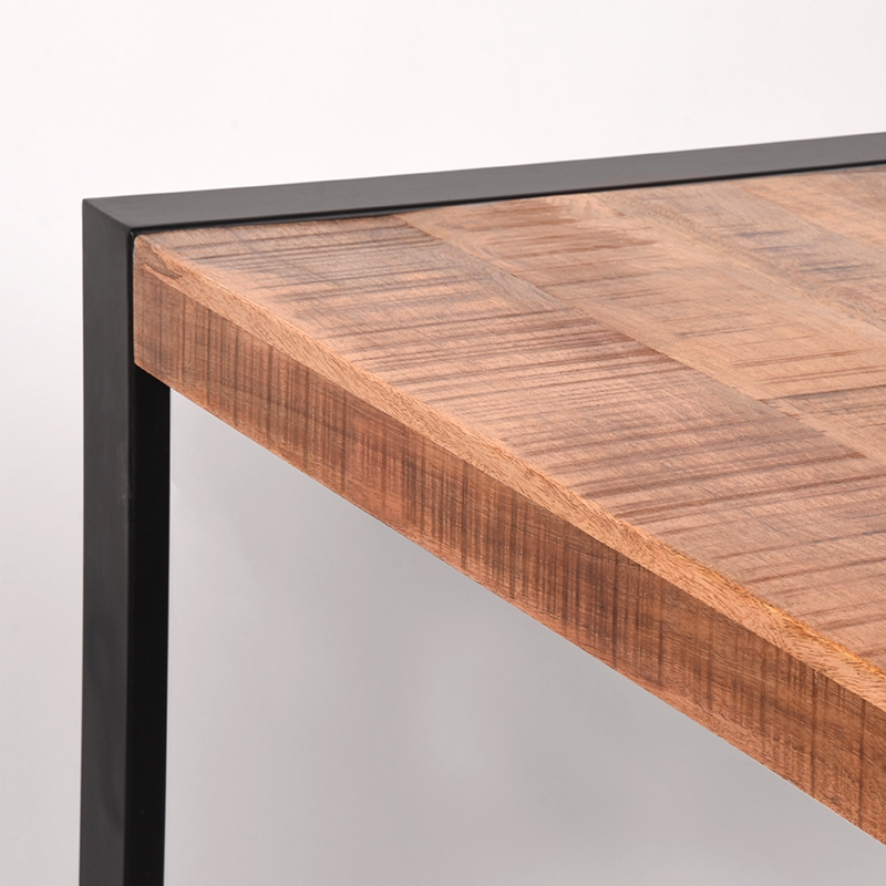LABEL51 Eetkamertafel Brussels - Rough - Mangohout - 240x100 cm