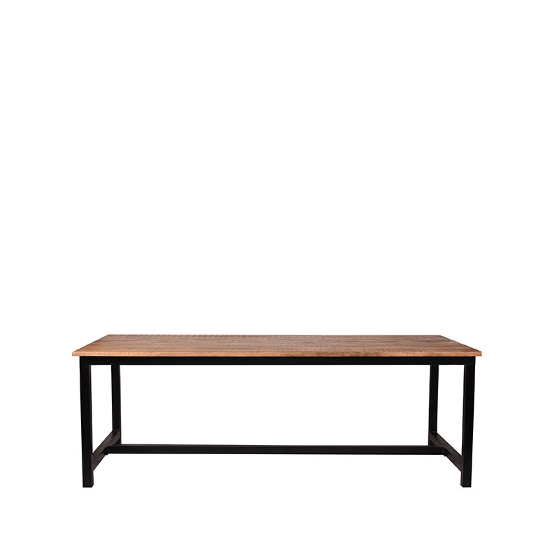 LABEL51 Eetkamertafel Ghent - Rough - Mangohout - 180x90 cm
