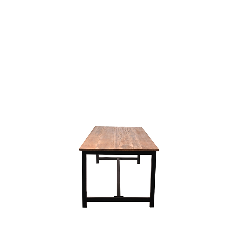 LABEL51 Eetkamertafel Ghent - Rough - Mangohout - 180x90 cm