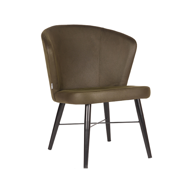 LABEL51 Fauteuil Wave - Army green - Microfiber