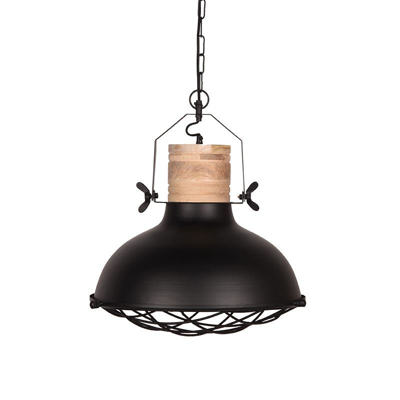 LABEL51 Hanglamp Grid - Zwart - Metaal - 34 cm
