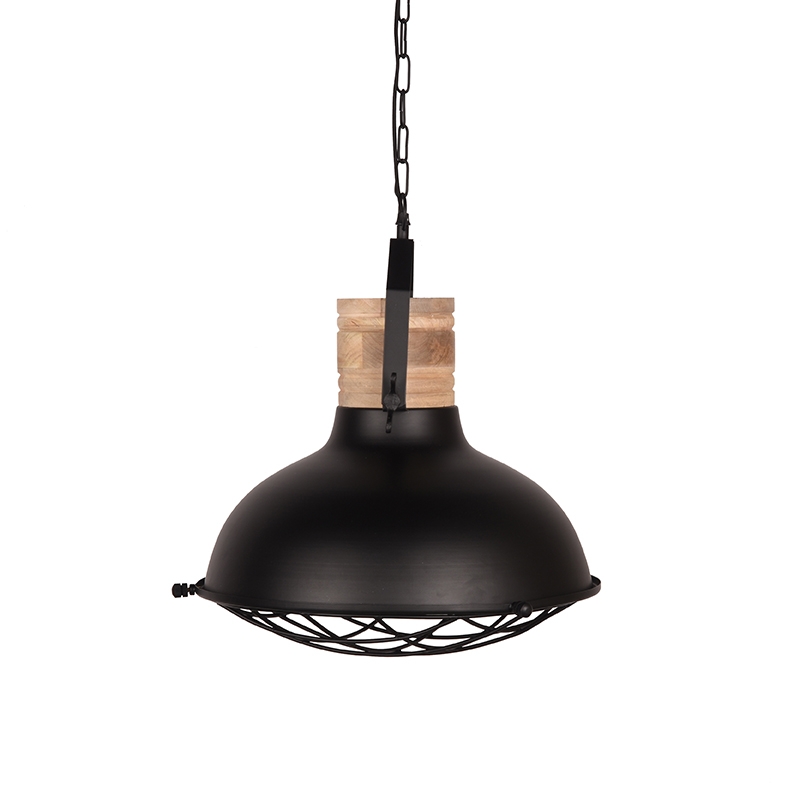 LABEL51 Hanglamp Grid - Zwart - Metaal - 34 cm