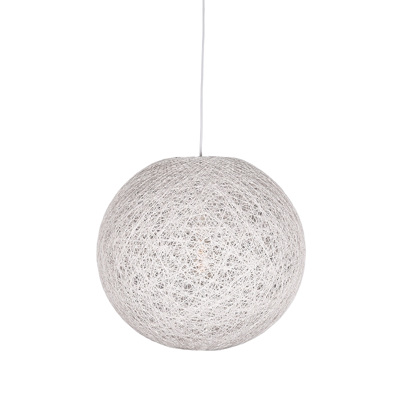 Hanglamp Twist - Wit - Vlas - M - LABEL51