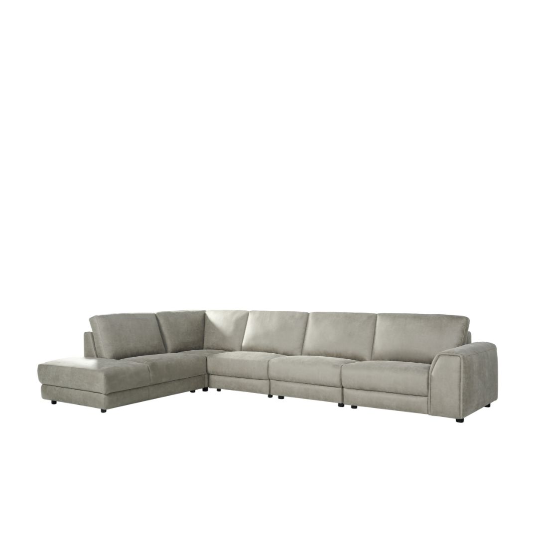 Hoekbank Tivoli - Hoekbank - Taupe - Bruin - Micro Suede - Design - LABEL51