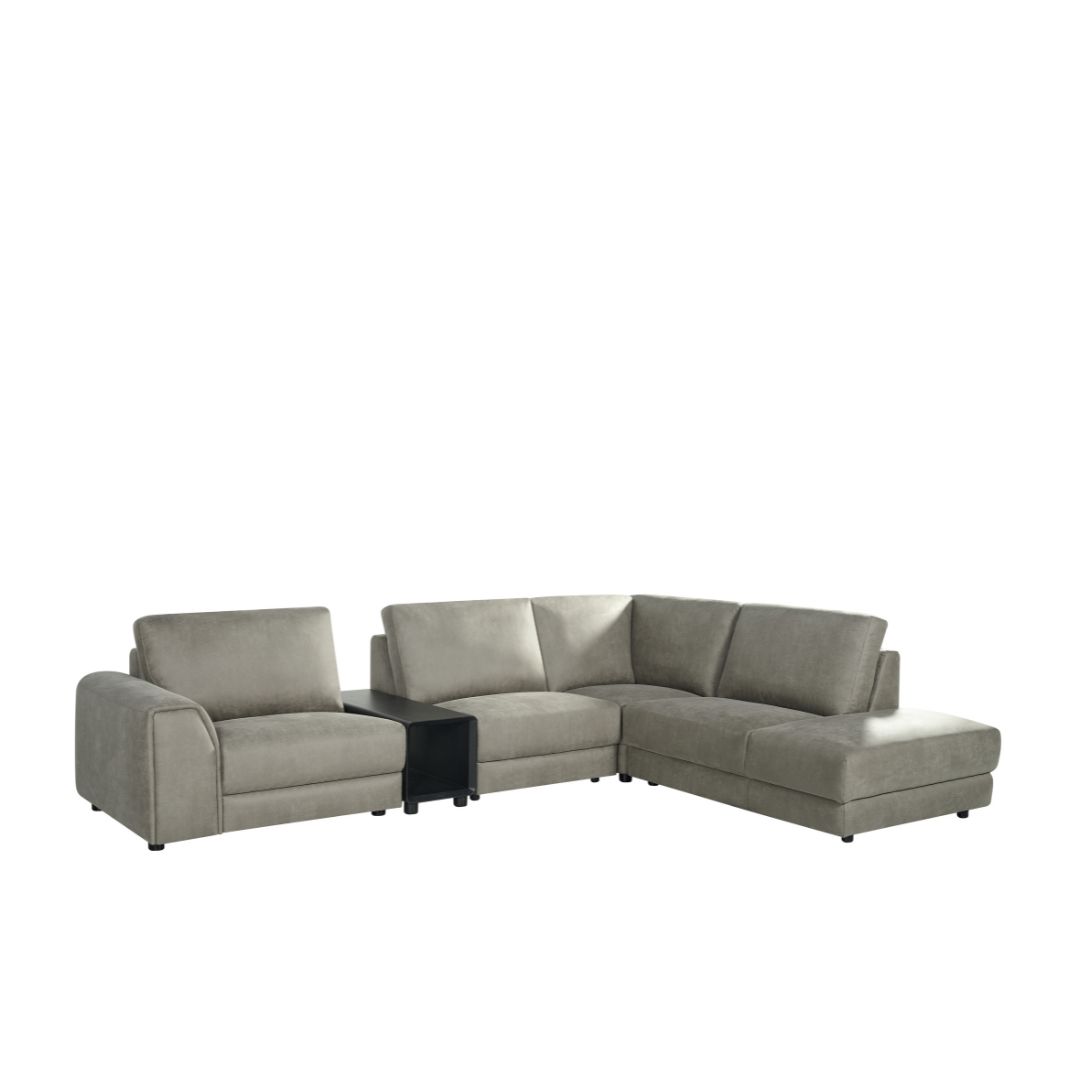 Hoekbank Tivoli - Hoekbank - Taupe - Bruin - Micro Suede - Design - LABEL51
